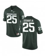 Men's Michigan State Spartans NCAA #25 Darrell Stewart Jr Green Authentic Nike Stitched College Football Jersey XZ32B62GB